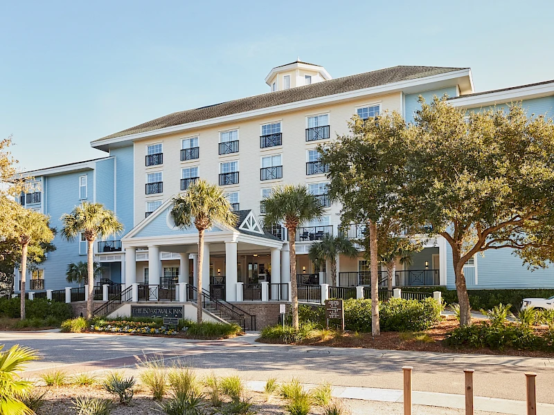 Boardwalk Inn Entrance