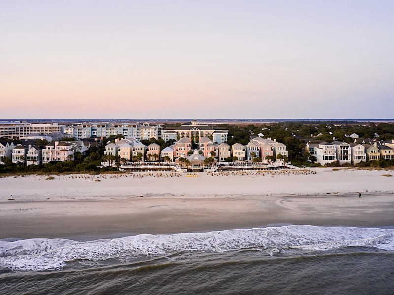 Aerial of Wild Dunes and Isle of Palms Beach