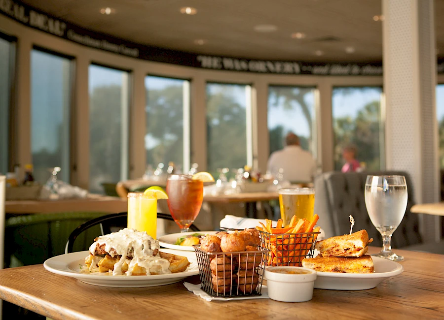 Dining at Huey's Southern Eats