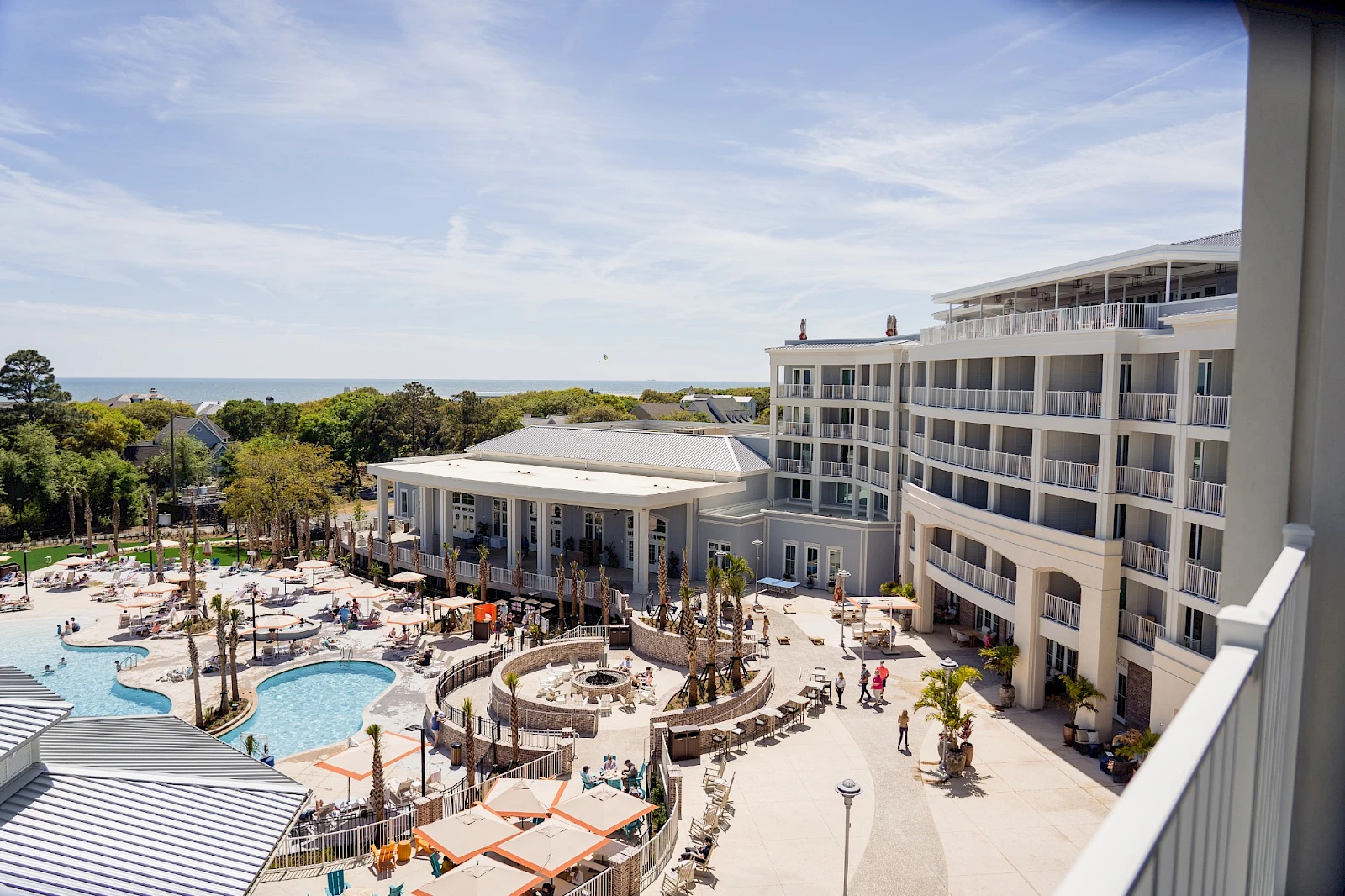 Sweetgrass Inn Plaza and Pool area