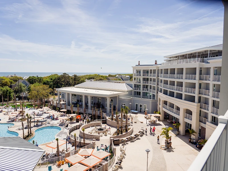 Sweetgrass Inn Plaza and Pool area